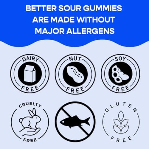 Better Sour Guava Calamansi Lime Gummy Stars Candy, Guava Sour Candy with Bold Tropical Flavor, Healthy Sour Candy Gluten Free Snack, Fiber Gummies with Fiber Support (Pack of 10) view 6