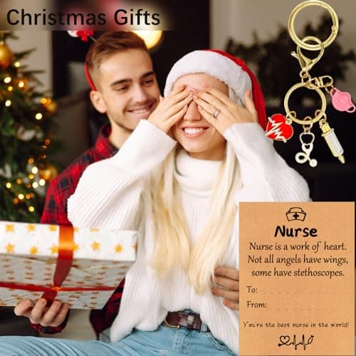 ownmysty Nurses Gifts for Women, Keychain Nurse Charms Essentials Accessories for Tote Bag/Purse Nurses Week Graduation Gifts view 6