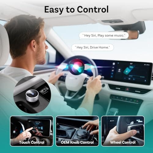 OTTOCAST Mini Tube 2026 Wireless CarPlay & Android Auto Adapter, 5GHz WiFi Auto Connect, Plug & Play for iPhone & Android, Stable Performance, Premium Aluminum Design view 4