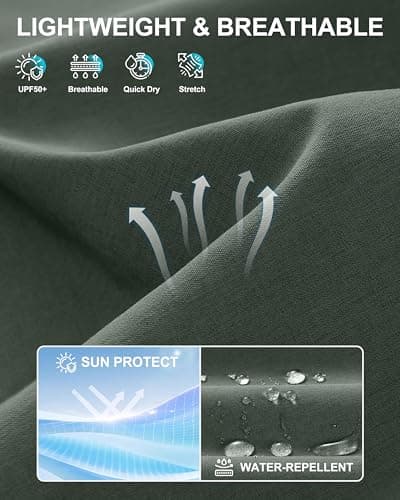 Men's Golf Shorts 7"/ 9"/ 11" Inseam with 5 Pockets Lightweight Stretch Quick Dry Casual Dress Hybrid Short for Men view 5