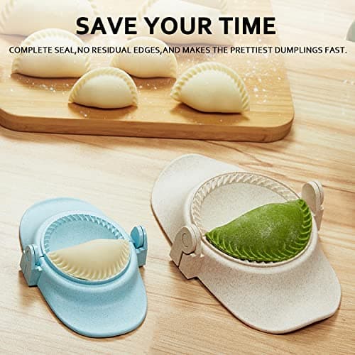 MUMSUNG Empanada Maker Press, 6 Inch Extra Large Dumpling Maker Set with Dough Cutter, Dumpling Mold Set for Pierogi, Pastelitos, Calzone, Turnovers, Chinese Dumpling 6" view 5