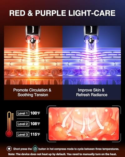 kensen Heated Muscle Scraper Tool, Electric Gua Sha Tool Sooth Whole Body view 5