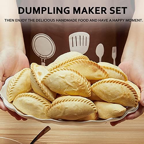 MUMSUNG Empanada Maker Press, 6 Inch Extra Large Dumpling Maker Set with Dough Cutter, Dumpling Mold Set for Pierogi, Pastelitos, Calzone, Turnovers, Chinese Dumpling 6" view 6