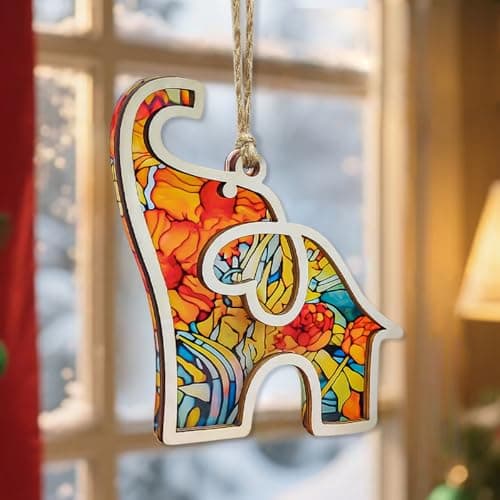 Best Friend, Friendship Elephant Ornament with Story Card, Elephant Gifts for Women, for Women, Sister, Bestie, Unique Friendship Christmas Ornaments view 6
