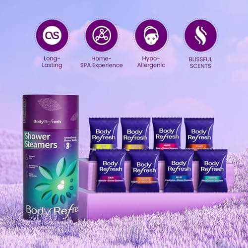 Shower Steamers Aromatherapy 8 Pack - Birthday Gifts for Women Mom Men, Mothers Day Gifts for Mom Wife Grandma from Daughter Son, Shower Bombs for Self Care Home Spa Relaxation Stress Relief view 3