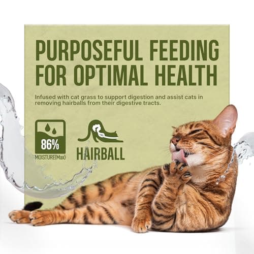 Petphabet Lickable Cat Treats Spoon, 36 Count Creamy Puree Kitten Treats Chicken & Wheat Grass Recipe, Functional Wet Paste Cat Snacks for Hairball Control, Grain-Free Kitty Treat with Vitamin Taurine view 4