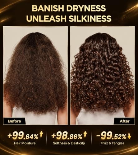 Triple-Action Repair Shampoo and Conditioner Set with Caviar Extract, Keratin & Ceramide NP, Hydrating and Nourishing Hair Care for Dry, Damaged & Frizzy Hair, Smooth Shine, 2 * 16.2 oz view 2