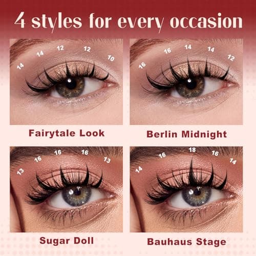 Higu clace Fairy-Lash-Clusters,144Pcs Manga Lash Clusters DIY Cluster Eyelash Extensions 10-18 mm, D Curl Lash Extension Natural Look Reusable Clear Thin Band Mix Spikes Manga Lashes(Fairy-DH-144Pcs) view 6