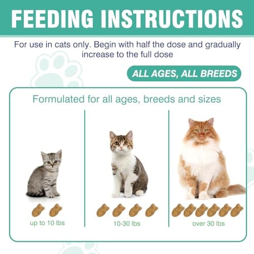 CPFK Cat Hairball Remedy Treats, 150 Soft Chews Cat Hair Ball Treatment Furball Control Relief Helps Eliminate and Prevent Hairballs for Indoor Cats Supports Skin and Coat Digestion Chicken Flavor view 6