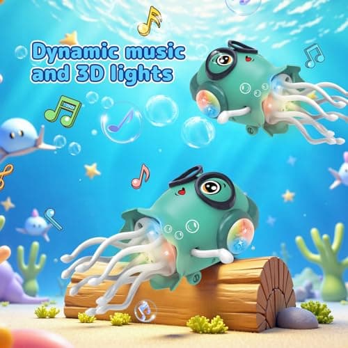 Zonopy Dancing Jellydancer Baby Toy, Crawling Infant Tummy Time Toy,Dancing Loud Music Crawling Walking Toys for 3 4 5 6 7 8 Year Old Kids Boy Girl Birthday Gifts, Interactive Relax Fidget Gifts view 3