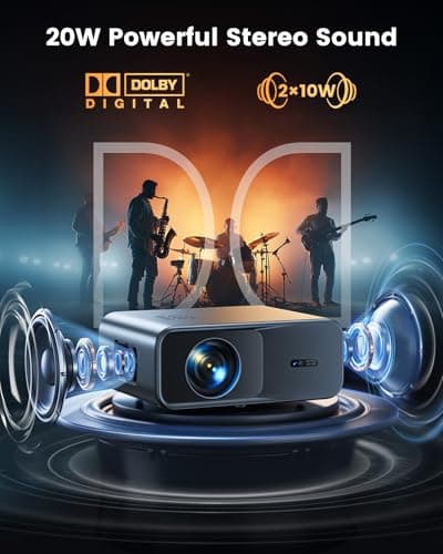 [Official Google TV]Smart Projector 4K Supported with WiFi & Bluetooth, Built-in Official Apps, GoogIe Voice, Outdoor Movie Projector with DoIby Audio, Auto Focus, Home Theater Proyector WIMIUS G1 view 5