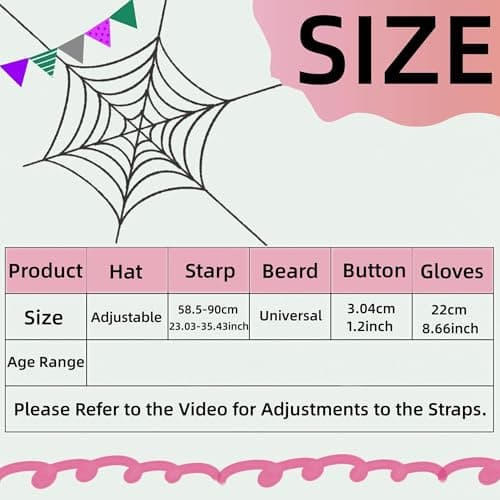 ANCOSJOY Bros Mary & Luigi Hat Costume Mustaches Gloves Buttons for Halloween Costume Cosplay view 5