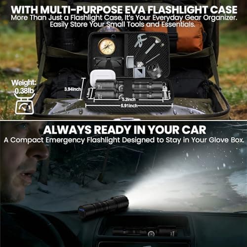 Rechargeable Flashlights High Lumens,Super Bright Small Powerful Flashlight view 3