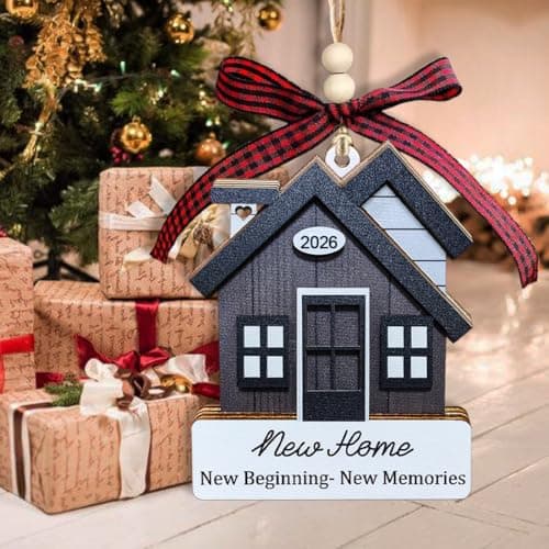 House Warming Gifts New Home, Housewarming Gifts for Women, Couple, Homeowners, New House Gift Ideas - New Home Ornament 2026, First Christmas House Ornament view 4
