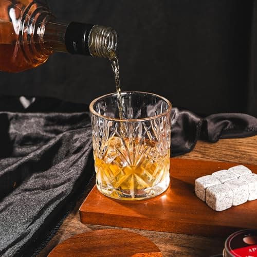 Whiskey Smoker Electric Set Bourbon Christmas Gifts for Men Old Fashioned Smoker Drink With 6 Wood Chips and 6 Whiskey Stones Food and Cocktail Smoked Kitchen Bar Tools Cool White Elephant Gifts Black view 5