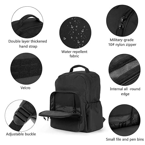 VEAGIA Tactical Travel Laptop Backpack For Men Large Heavy Duty Work Backpack Airline Approved Hiking Waterproof Backpack view 5