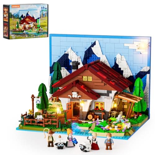 Lumibricks Farm Shepherd's-Cottage Lighting Building-Bricks-Set - Farm Life Sheep Stone House Collection LED Light Cottage Model Display Set 2265 Pcs for Adults — image 1