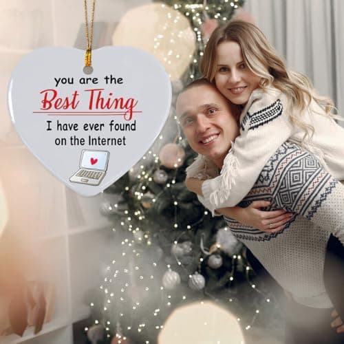 Couples Christmas Ornament 2026, Personalized Christmas Ornaments Couple, Romantic Christmas Ornaments for Wife and Husband, Couples, Best Thing I Found On The Internet view 5