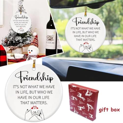 Friendship Ornament, Friends Christmas Ornaments 2026, Friend Ornaments for Women - Friendship Gifts for Women, Best Friend, Xmas Gifts for Friends view 6
