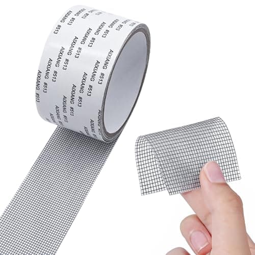 GIUPRE Screen Repair Tape - 2" x 15FT Window Screen Repair Tapes for Windows & Door Mesh Tears Holes, Strong Adhesive Screens Tapes Repair Mesh, Window Screens Repairs Kit(Grey) — image 1