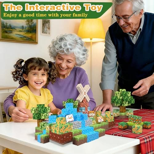 Rurvale Magnetic Blocks 1 Inch - 150PCS, Magnet Building Cubes, Preschool Montessori STEM Learning Sensory Toys for 3+ Year Old Boys Girls Birthday Gift, Toys for Kids Aged 3 4 6 7 8 9 10+ view 2