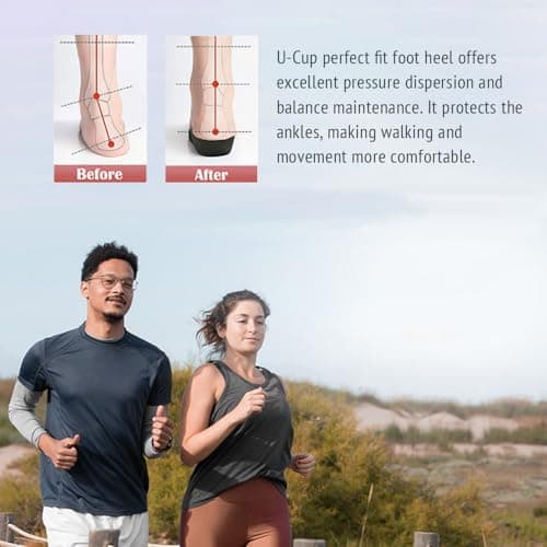 Orthotics Shoe Inserts for Women - Plantar Fasciitis Insoles Arch Support Inserts - Rapidly Relief Plantar Fasciitis Foot Pain, Flat Feet, High Arch, Over Pronation, X/O Legs Correction, M Size view 4