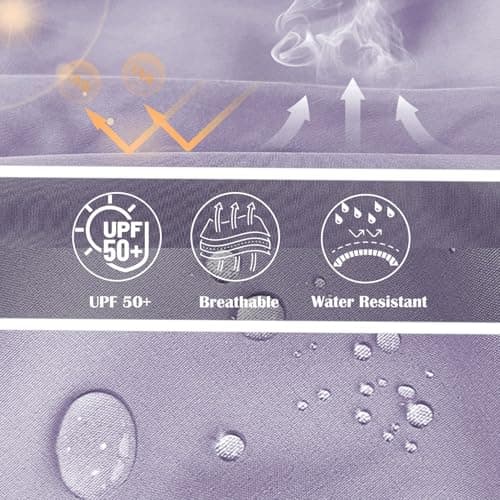 Hiking Pants Women UPF 50+ Cargo Quick Dry Water Resistant Elastic Waist 4 Pockets Lightweight Travel Work Casual Running view 6