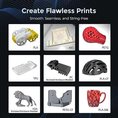 FLASHFORGE Adventurer 5M 3D Printer with Fully Auto Leveling, Max 600mm/s High Speed Printing, 280°C Direct Extruder with 3S Detachable Nozzle, CoreXY All Metal Structure, Print Size 220x220x220mm view 6