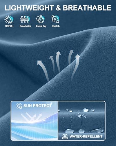 Men's Golf Shorts 7"/ 9"/ 11" Inseam with 5 Pockets Lightweight Stretch Quick Dry Casual Dress Hybrid Short for Men view 5