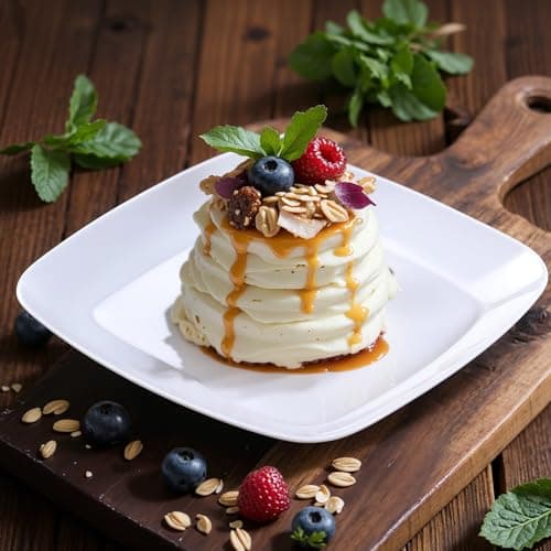 PULOTE 100PCS White Plastic Plates - White Square Disposable Include 50 Dinner 10 inch & 50 Dessert 7.25inch Plates, Ideal for Party & Wedding view 5