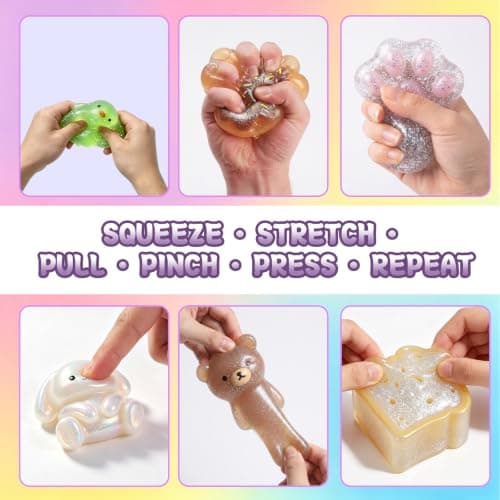 Taba Squishy Making Kit for Kids - DIY Squishy Maker Craft Kit | Make Your Own Squishy Kit - Squishies Craft Kits and Christmas Birthday Gifts for Girls 6 7 8 9 10 11 12 Year Old view 6