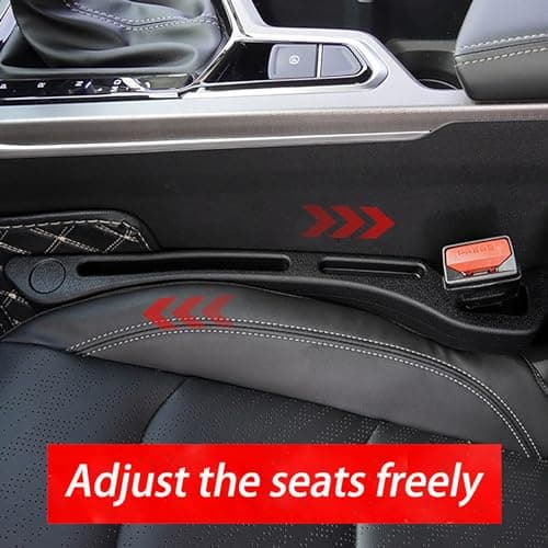 JCL Car Seat Gap Filler 2 Pack, Soft Multifunctional Gap Filler for Car Seat Gap Filler Organizer, Universal Car Gap Seat Filler Fits Car Truck SUV to Fill The Gap Between Seat and Console view 3