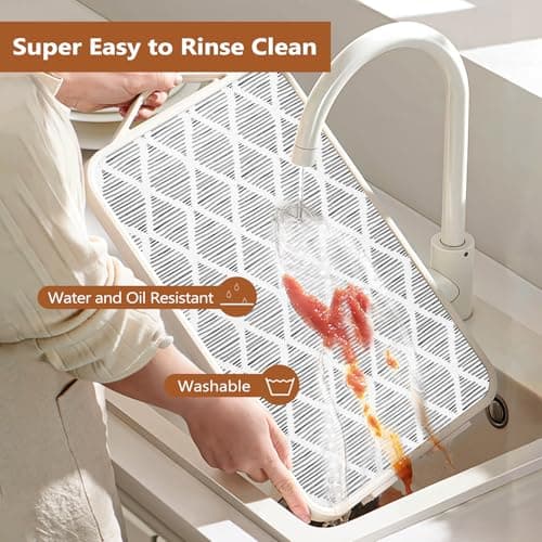 CLENAT Drawer and Shelf Liner for Kitchen Cabinets, Non-Adhesive Strong Grip Thickened Cabinet Liners for Shelves, Non-Slip Mats Shelving Paper Protect Cupboard, Dresser, Pantry | Gray, 11.8" x 10FT view 5