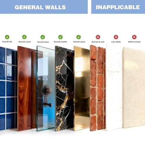 Suction Cup Hooks for Shower,Wreath Hangers for Front Door,Removable No-drill Suction Cup Hook for Door Wreaths/Glass Window/kitchen,Ideal for Holiday/Christmas Door Decoration(2 pcs - 4 suction cups) view 7