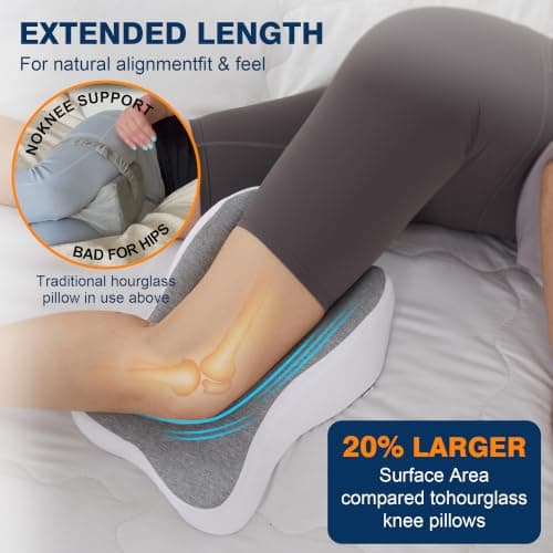 50% UJPFEO Knee Pillow for Side Sleepers view 5