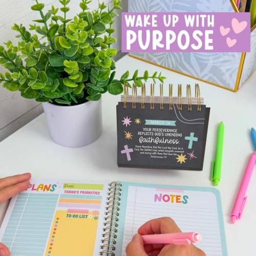 Daily Bible Verse Desk Flip Calendar 2027 - Daily Scripture Flip Calendar | Inspirational Desk Calendars 2027, Christian Perpetual Calendars, Motivational Quotes for Desks, Christian Birthday Gifts view 5