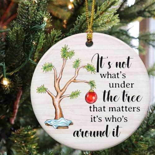Christmas Ornaments 2025, Ceramic Ornaments for Tree, Christmas Decor Gifts for Women, Men, Vacation Ornament for Family, Sister, Friends, Meaningful Ornaments view 5