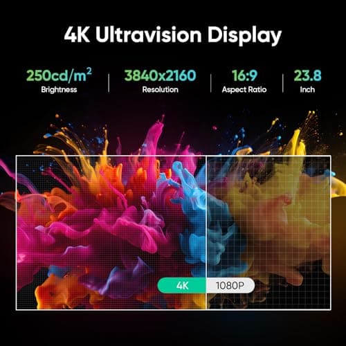 XPPen Artist Pro 24 Gen2 4K Ultra HD Drawing Tablet with Screen, Dual 16384 Pen Pressure Stylus, Wireless Keydial, 99% Adobe RGB, △E<1 Graphic Tablet with Full Laminated AG Pen Display 23.8" view 2