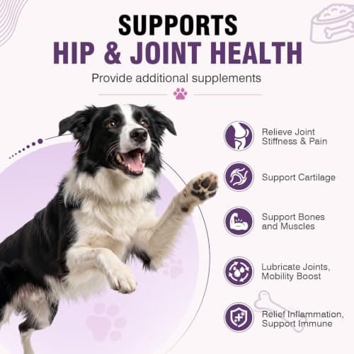 Hip and Joint Supplement for Dogs 200ct, Glucosamine Chondroitin for Dogs | Hip & Joint Care, Soft Chews, Dog Arthritis Pain Supplement, Mobility Treats for Small/Medium/Large Dog MSM for Dogs, Chicken view 6