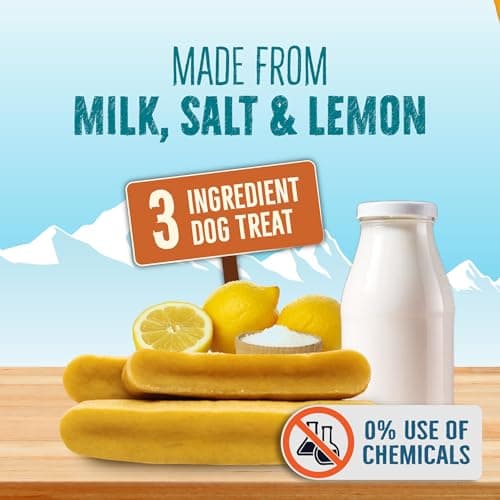 Peak Paws-Himalayan Yak Dog Chew-100% Natural Treat and Long Lasting, High Protein & Low Odor, Grain & Gluten Free, 3Stick, Includes *Free Smart QR Dog Tag (Medium) view 3