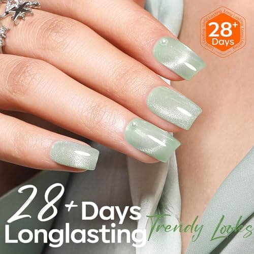 modelones Cat Eye Magnet for Nails, 3-in-1 Silver Cateye Gel Polish Magnet Pen & Heart-Shaped Magnet for Nail Art & Ball &Hole &Lightning Magnet, Multi-Effect Magnets for Nail Art Lovers DIY Salon view 4