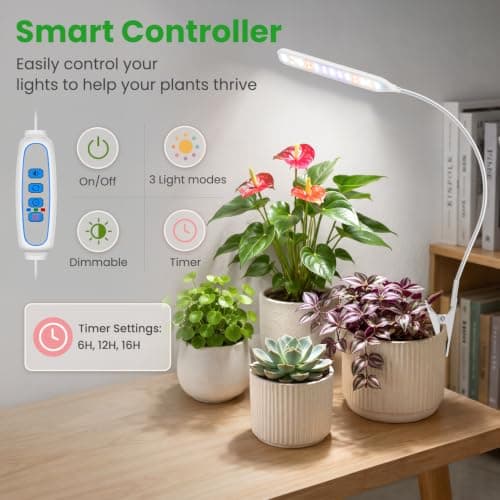 2 in 1 Grow Lights for Indoor Plants, Full Spectrum Plant Light view 4