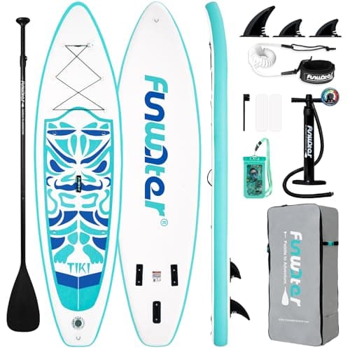 FunWater Inflatable Stand Up Paddle Board with Beginners SUP Accessories — image 1