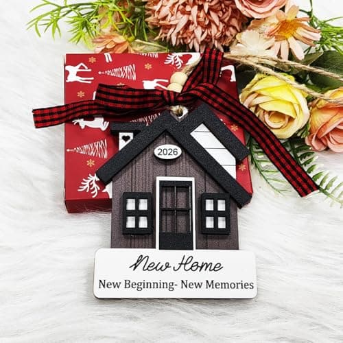 House Warming Gifts New Home, Housewarming Gifts for Women, Couple, Homeowners, New House Gift Ideas - New Home Ornament 2026, First Christmas House Ornament view 2