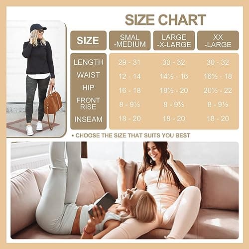 TNNZEET Capri Leggings for Women - Yoga Pants Tummy Control Black Leggings with Pockets High Waisted Workout Cycling Leggings view 6