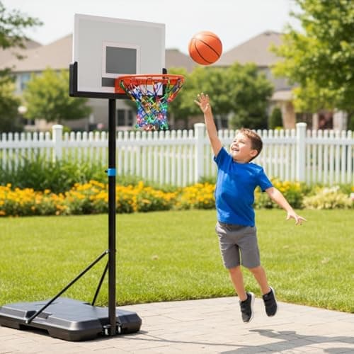 Glow in The Dark Basketball Net, Solar-Powered LED Lighted Nylon Basketball Hoop Net with Remote Control, Waterproof, Multi-Mode Lighting for Nighttime Outdoor Basketball, Kids & Adults view 3