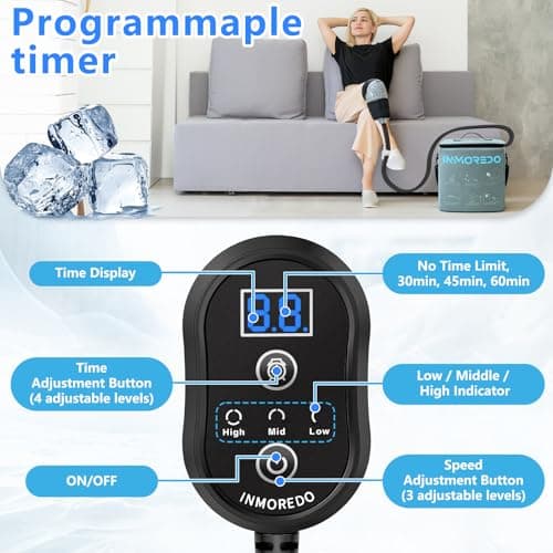 Inmoredo Ice Machine for Knee After Surgery, Cold Therapy Machine view 3