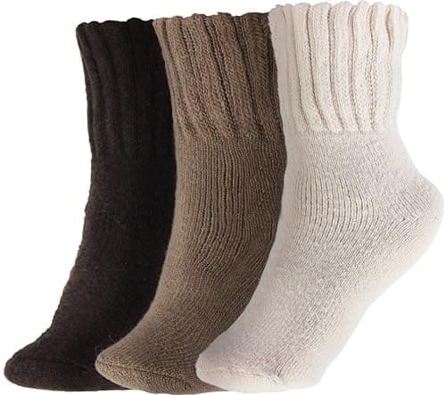 BenSorts Women's Winter Boots Socks Thick Warm Cozy Crew Socks Solid Color Gifts — image 1