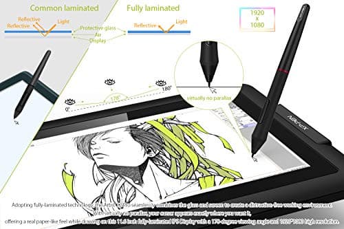 XPPen Artist12 Pro 11.6" Drawing Tablet with Screen Pen Display Full-Laminated Graphics Tablet with Tilt Function Battery-Free Stylus and 8 Shortcut Keys(8192 Levels Pen Pressure and 72% NTSC) view 3