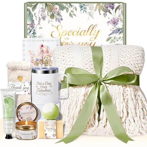 Mothers Day Gift for Mom, Birthday Gifts for Women, Spa Gifts for Her Get Well Soon Gift, Gift Basket Thinking of You Gift Set Care Package for Women, Gift Box for Mom Grandma Adults view 1